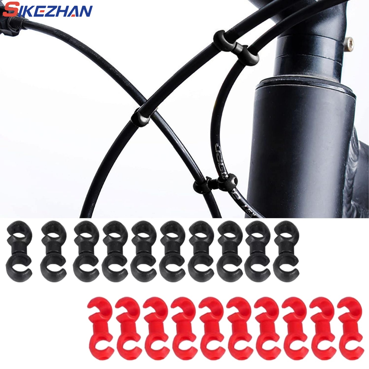 Cycling Gear Parts - 10 개/대 자전거 크로스 라인 클립