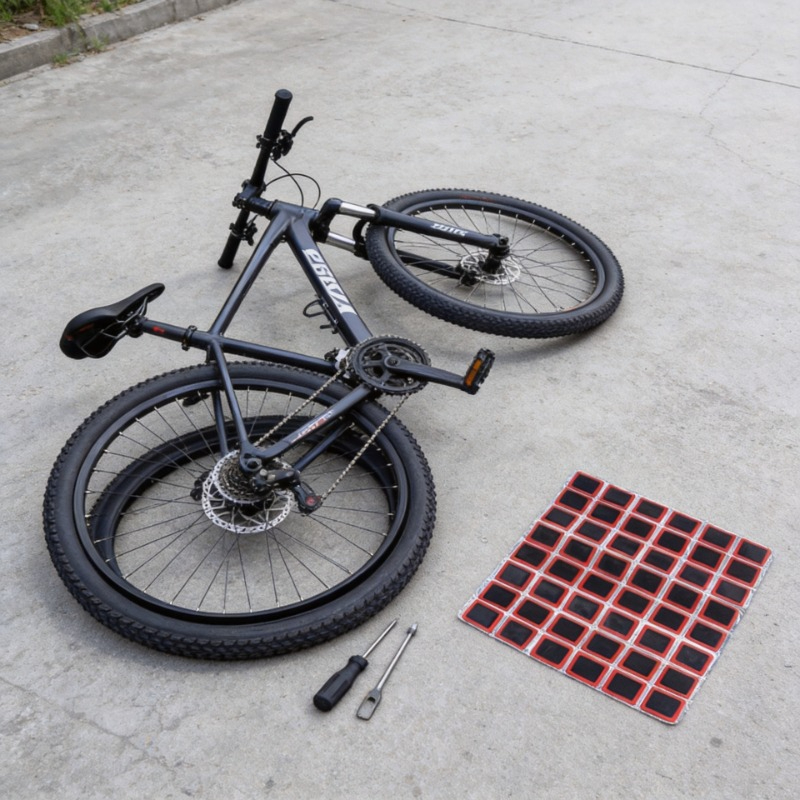 Bicycle Repair Kit - 25mm 자전거 고무 펑크 패치 자전거