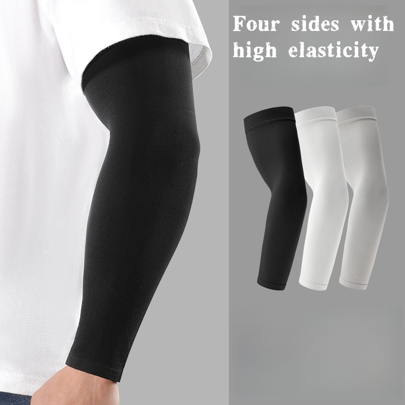 Cycling Protective Gear - 2pcs 아이스 실크 팔 슬리브, 남성