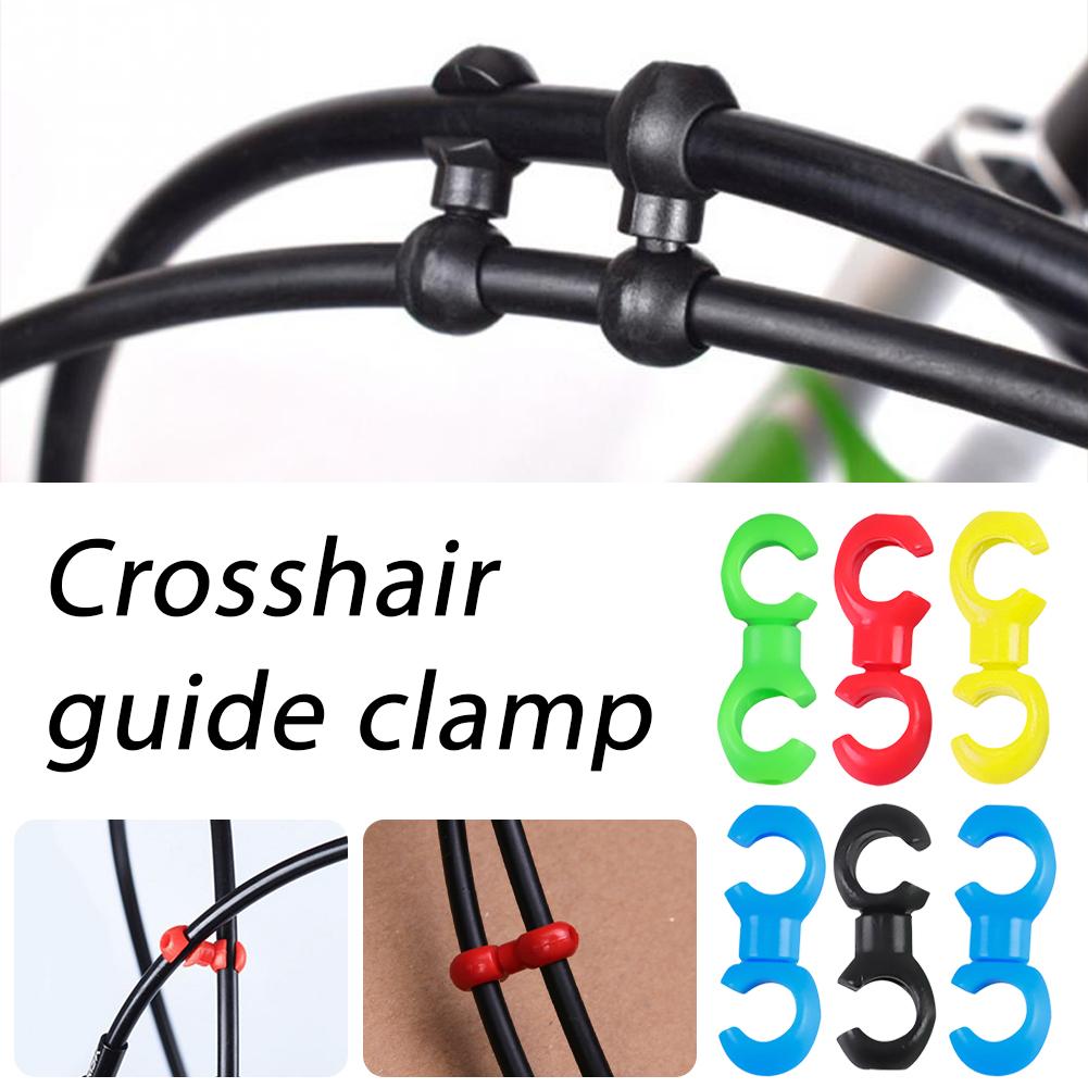 Cycling Gear Guide - 10개 자전거 케이블 클립 자전거 변속기