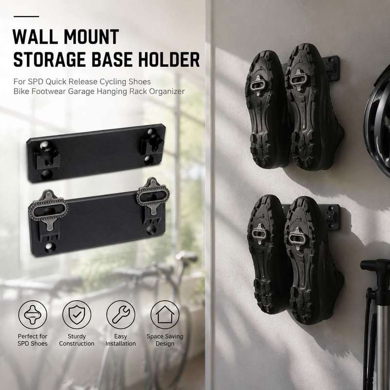 Cycling Gear Wall Hanger - 벽걸이형 SPD 퀵 릴리즈 사이클링 슈즈