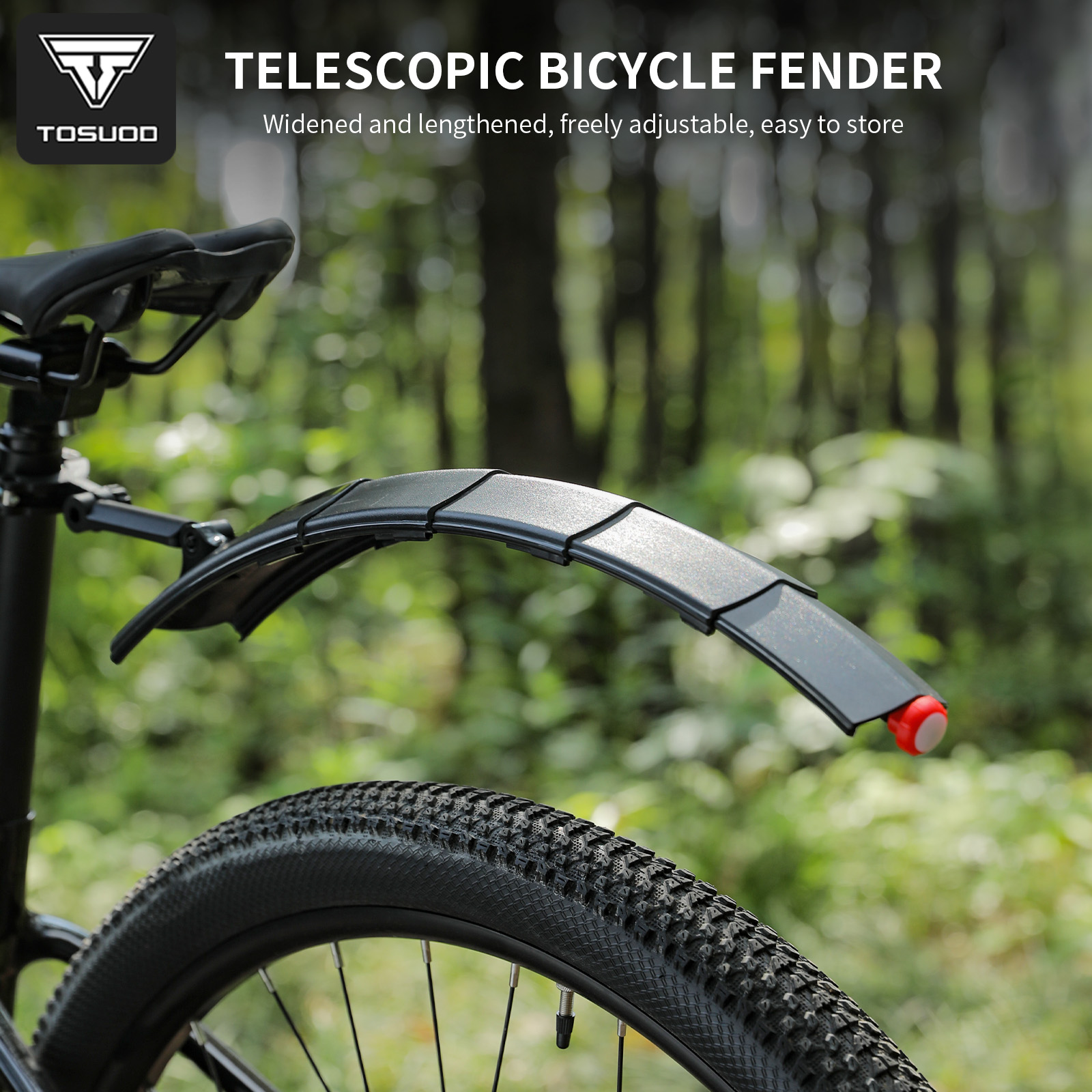 Cycling Gear Parts - TOSUOD 길이 조절 가능 자전거 펜더