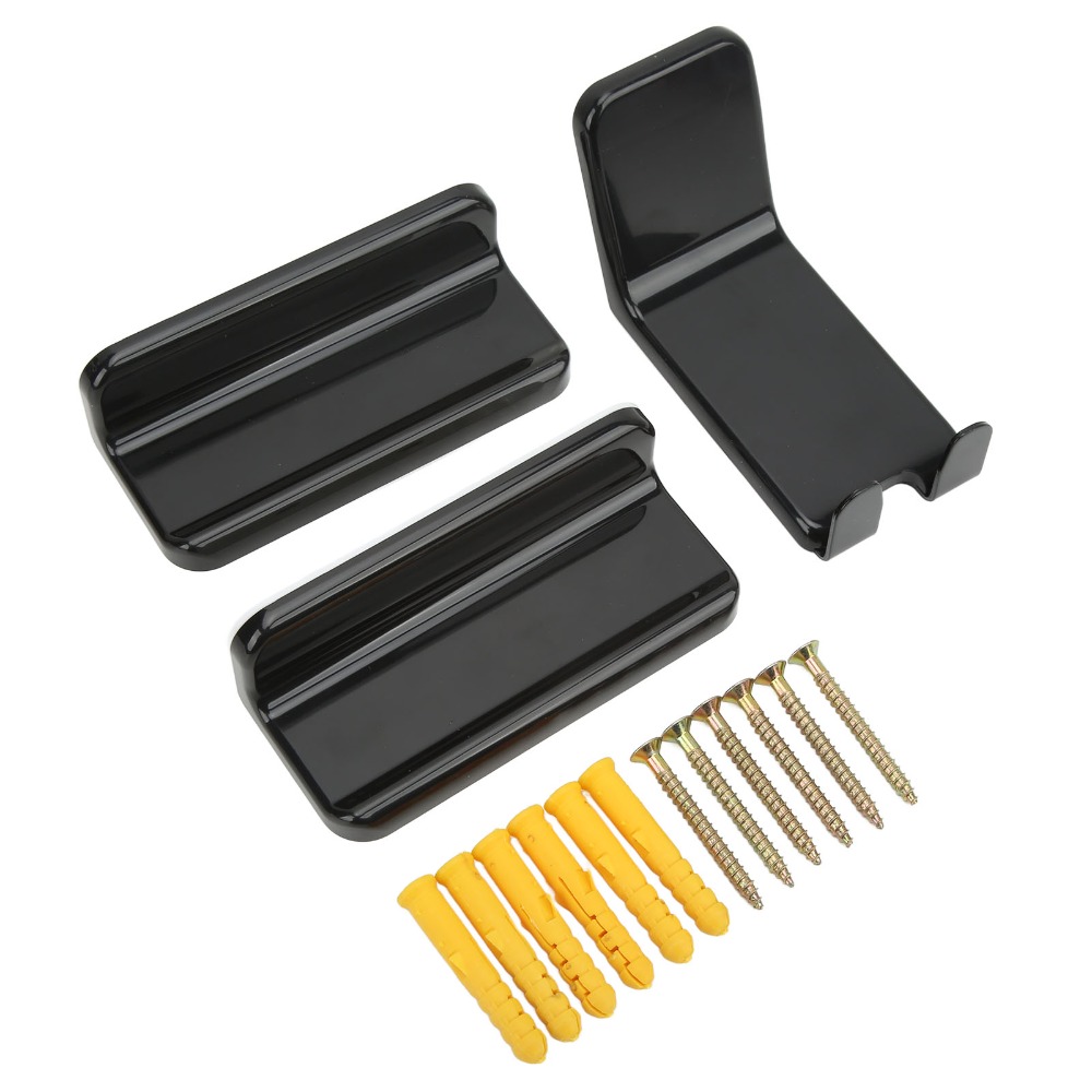 Cycling Gear Wall Hanger - 내구성 있는 블랙 벽걸이 자전거 거치대,