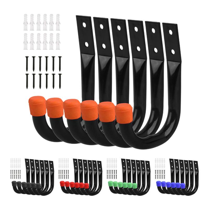 Cycling Gear Wall Hanger - 6 개/대 자전거 벽 마운트 후크