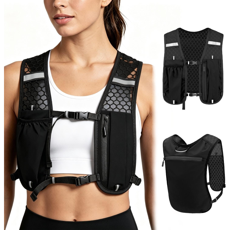 Cycling Gear Backpack - 우잭 하이드레이션 러닝 베스트 경량 물팩