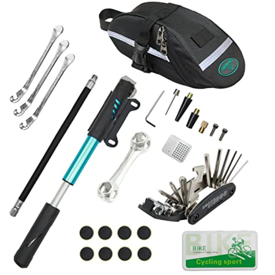 Bicycle Repair Kit - 자전거 수리 키트에는 16-in-1 도구, 120Psi
