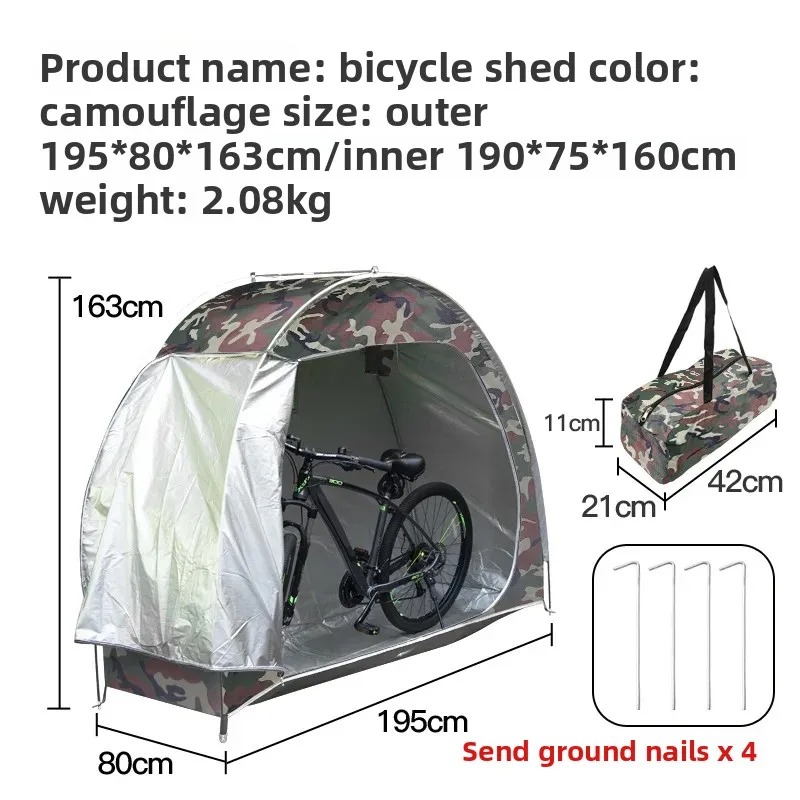 휴대용 야외 자전거 보관 텐트, 두꺼운 옥스포드 원단, - Cycling Gear Needed 리뷰 및 가격