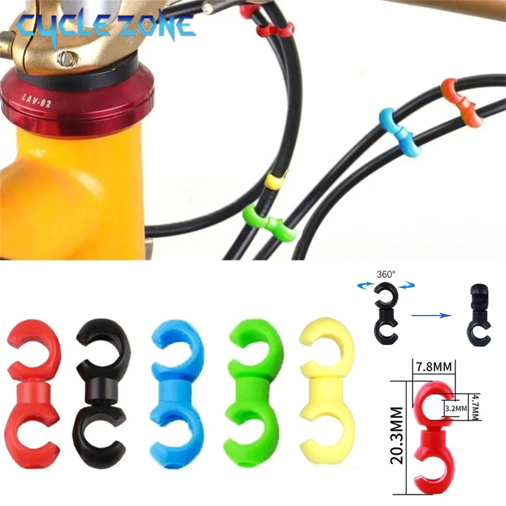 10PCS 회전식 S-스타일 자전거 케이블 클립 자전거 - Cycling Gear Guide 리뷰 및 가격