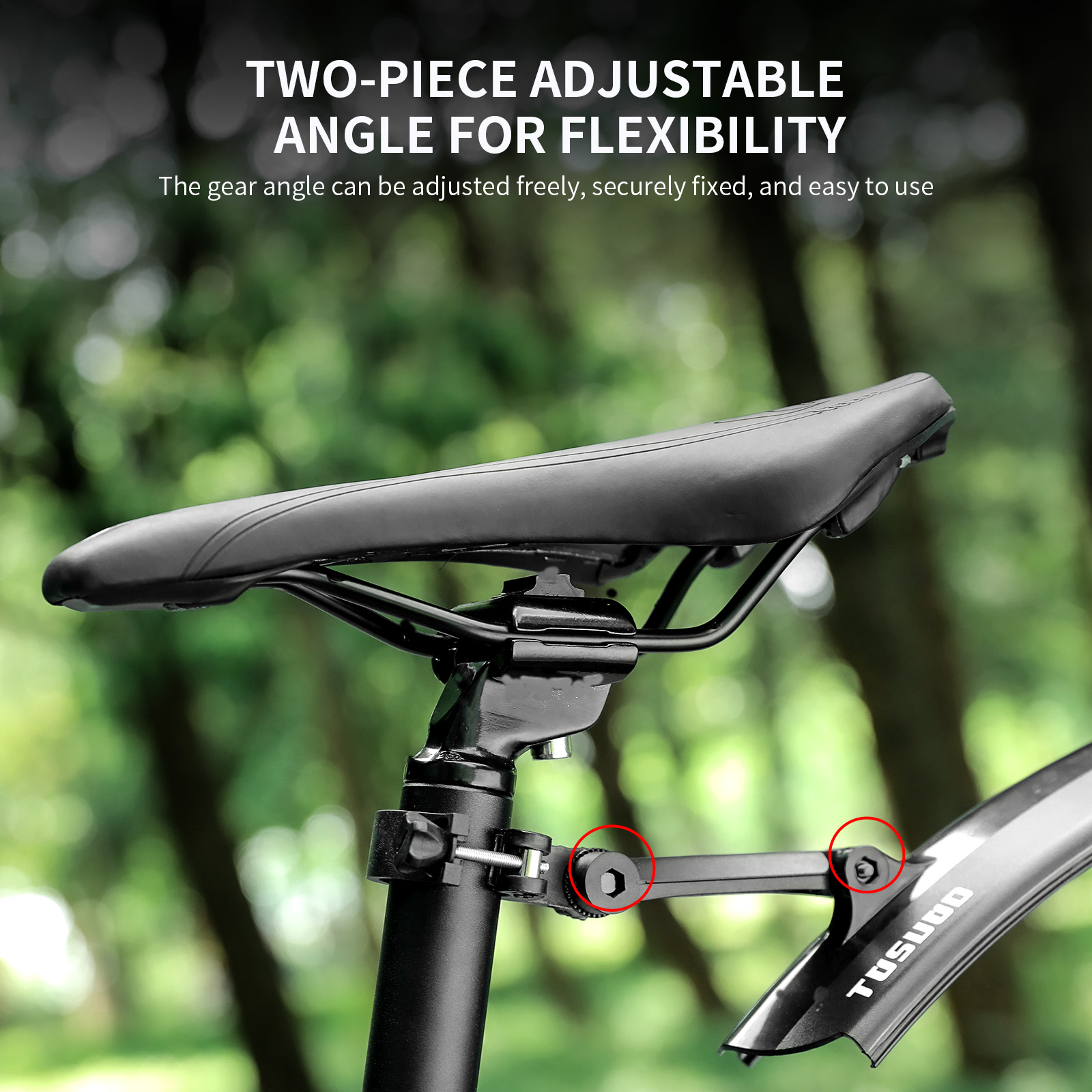 TOSUOD 길이 조절 가능 자전거 펜더 세트 더 넓고 - Cycling Gear Parts 리뷰 및 가격