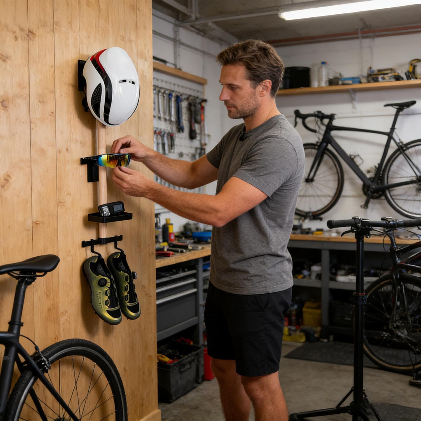 수직 자전거 기어 정리대, 벽걸이형 자전거 액세서리,  - Cycling Gear Wall Mount 리뷰 및 가격