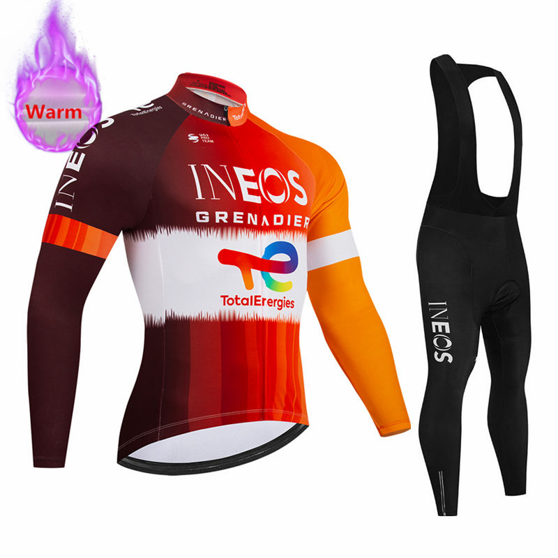 이네오스 팀 겨울용 긴팔 보온 플리스 사이클링 저지 세 - Cycling Gear Leaderboard 리뷰 및 가격