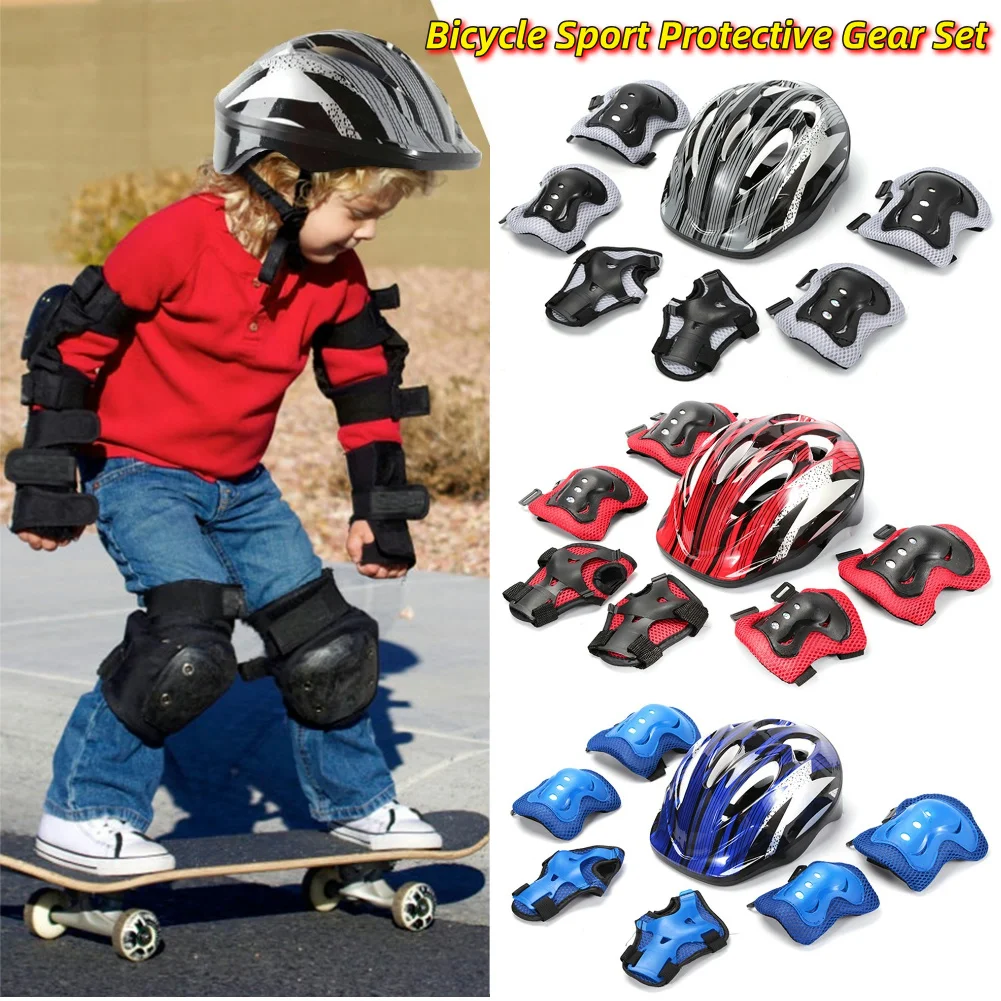 7Pcs 자전거 스포츠 보호 장비 세트 조정 가능한 어 - Cycling Protective Gear 리뷰 및 가격