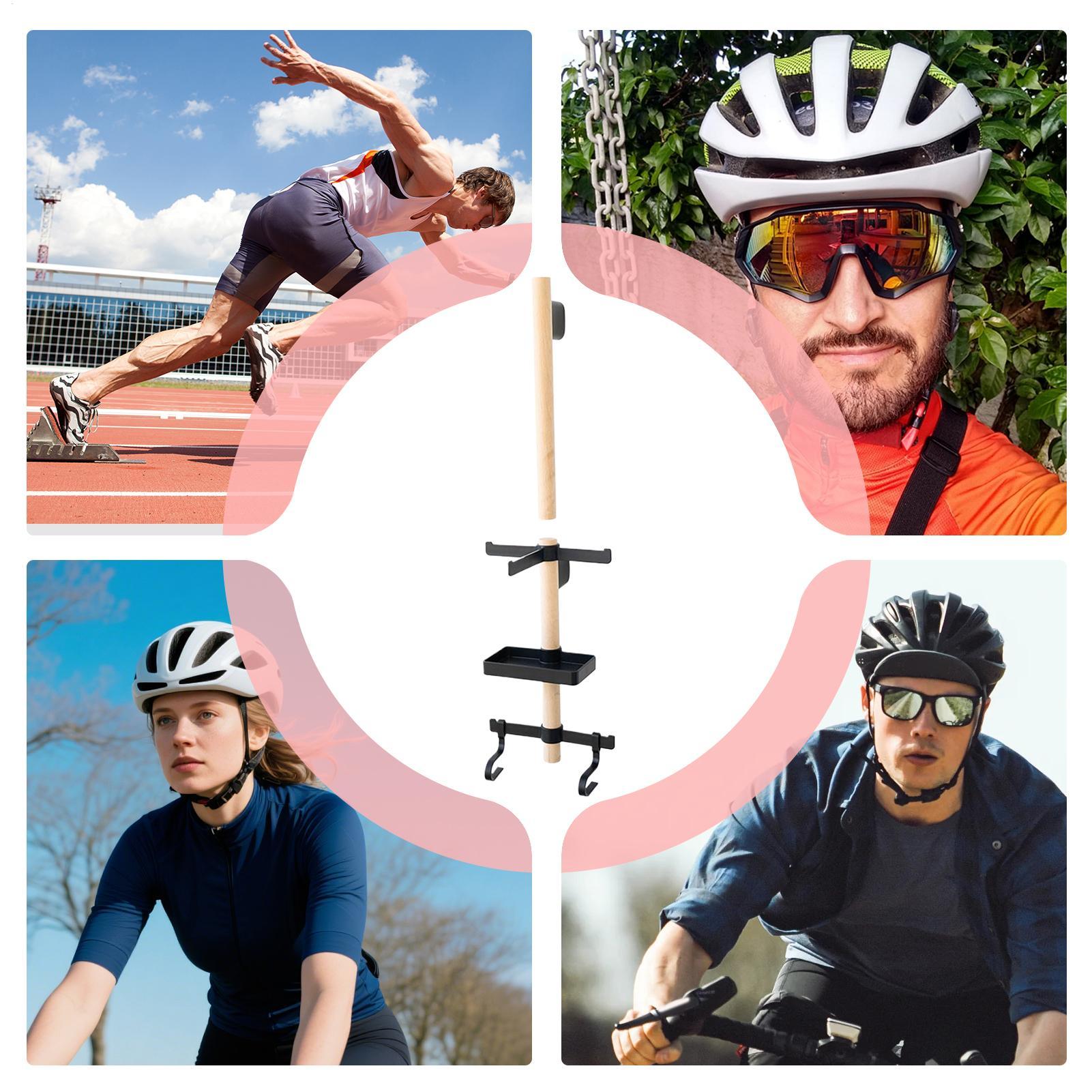 자전거 벽걸이형 보관대 1세트 너도밤나무 목재 장착형  - Cycling Gear Wall Mount 리뷰 및 가격